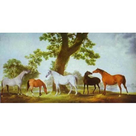 Horses Oil Painting 23 - Art gallery Oil Painting Reproductions