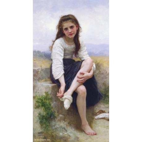 Before the Bath 1900 by William Adolphe Bouguereau - Art gallery oil painting reproductions