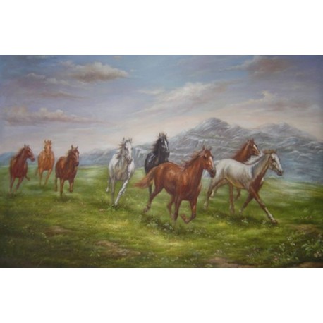 Horses Oil Painting 31 - Art gallery Oil Painting Reproductions