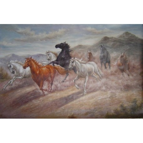 Horses Oil Painting 32 - Art gallery Oil Painting Reproductions