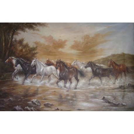 Horses Oil Painting 33 - Art gallery Oil Painting Reproductions