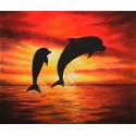 Dolphin III Oil Painting  - Art Gallery  Oil Painting Reproductions