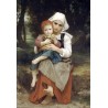 Breton Brother and Sister 1871 by William Adolphe Bouguereau - Art...