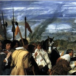 Surrender of Breda Detail 1 Velazquez Oil Painting