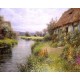 A Bend in the River - Art gallery oil painting