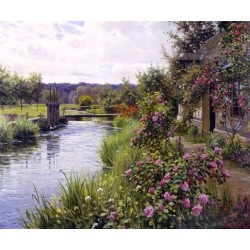 Flowers in Bloom - Art gallery oil painting