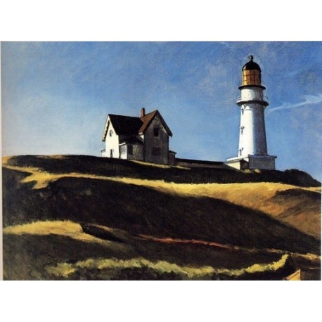 Lighthouse Hill - Art gallery oil painting