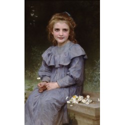 Daisies1894 by -William Adolphe Bouguereau - Art gallery oil...