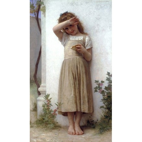 En Penitence by  William Adolphe Bouguereau - Art gallery oil painting reproductions