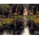 View of a Chateaux - Art gallery oil painting