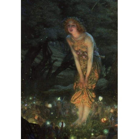 Midsummer Eve 1908 by Edward Robert Hughes - oil painting art gallery