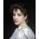  Gabrielle Cot 1890 by -William Adolphe Bouguereau - Art gallery oil painting reproductions
