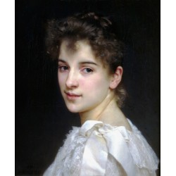 Gabrielle Cot 1890 by -William Adolphe Bouguereau - Art gallery...