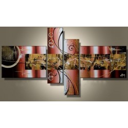 Brown Abstract  X | Oil Painting Abstract art Gallery