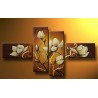 Brown Flowers III | Oil Painting Abstract art Gallery