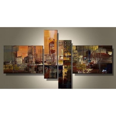 City Abstract II | Oil Painting Abstract art Gallery