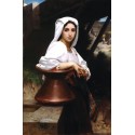 Italian Girl Drawing Water 1871 by William Adolphe Bouguereau -...
