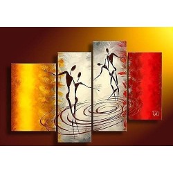 Dancing | Oil Painting Abstract art Gallery