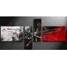 Black White & Red IV | Oil Painting Abstract art Gallery