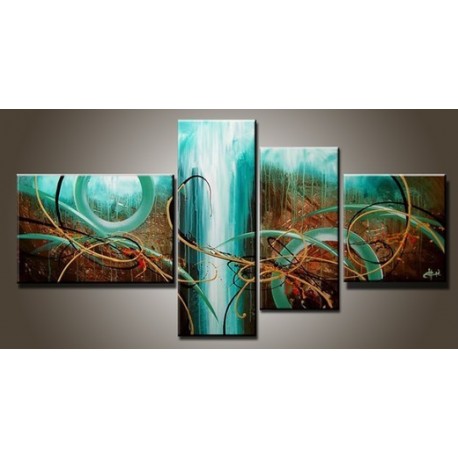 Teal Abstract III | Oil Painting Abstract art Gallery