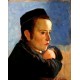 A boy by Lazar Krestin oil painting | Jewish Art Oil Painting Gallery