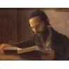 A Talmudic Scholar by Lazar Krestin | Jewish Art Oil Painting Gallery