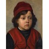 Portrait of a Boy by Lazar Krestin | Jewish Art Oil Painting Gallery