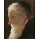 Portrait of a Rabbi 2 by Lazar Krestin | Jewish Art Oil Painting Gallery