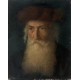 Portrait of a Rabbi by Lazar Krestin | Jewish Art Oil Painting Gallery