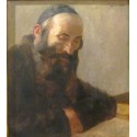 Rabbi Learning by Lazar Krestin | Jewish Art Oil Painting Gallery