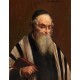 Rabbi by Lazar Krestin | Jewish Art Oil Painting Gallery