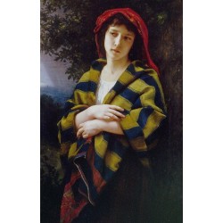 Pendant Lorage 1872 by William Adolphe Bouguereau - Art gallery oil painting reproductions