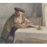 Old Jewish Man Reading Book by Lazar Krestin | Jewish Art Oil...