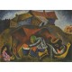 Milking a Cow by Issachar Ber Ryback Jewish Art Oil Painting Gallery