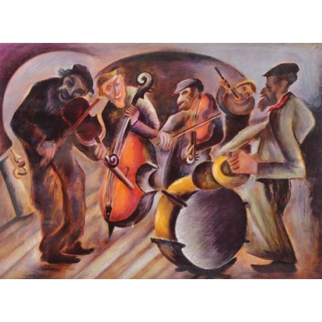 Orchestra by Issachar Ber Ryback Jewish Art Oil Painting Gallery