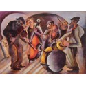 Orchestra by Issachar Ber Ryback Jewish Art Oil Painting Gallery