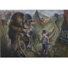 Sharpening by Issachar Ber Ryback Jewish Art Oil Painting Gallery