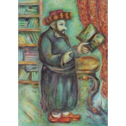 Rabbis by Issachar Ber Ryback Jewish Art Oil Painting Gallery