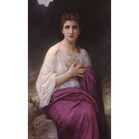 Psyche by William Adolphe Bouguereau - Art gallery oil painting...