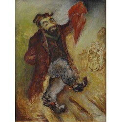 The Dancer by Issachar Ber Ryback Jewish Art Oil Painting Gallery