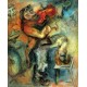 The Fiddler by Issachar Ber Ryback Jewish Art Oil Painting Gallery