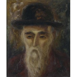 The Rabbi by Issachar Ber Ryback Jewish Art Oil Painting Gallery