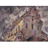 The Synagogue in Shiklov by Issachar Ber Ryback Jewish Art Oil Painting Gallery