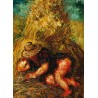 Woman in Hay by Issachar Ber Ryback Jewish Art Oil Painting Gallery