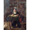 Scripture Copyist in his Chamber by Artur Markowicz -Jewish Art...