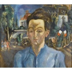 Au Bon Vin de France by Adolphe Feder - Jewish Art Oil Painting...