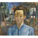 Au Bon Vin de France by Adolphe Feder - Jewish Art Oil Painting...