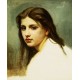 Study of a Girls Head by William Adolphe Bouguereau - Art gallery oil painting reproductions