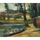 Landscape in France by Adolphe Feder - Jewish Art Oil Painting Gallery