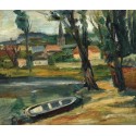 Landscape in France  by Adolphe Feder - Jewish Art Oil Painting...